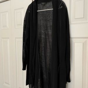 J Crew long cardigan, light weight for three season wear.